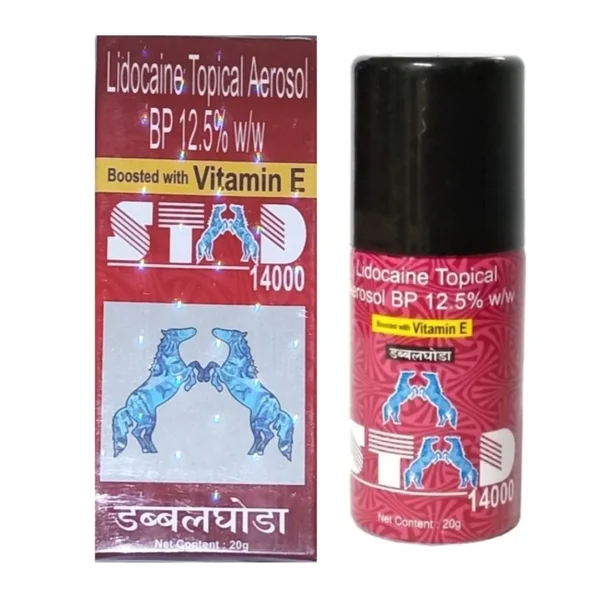 NIRVA ENTERPRISE STUD 14000 DOUBLE GHODA ORIGINAL DELAY SPRAY FOR MEN (20g)