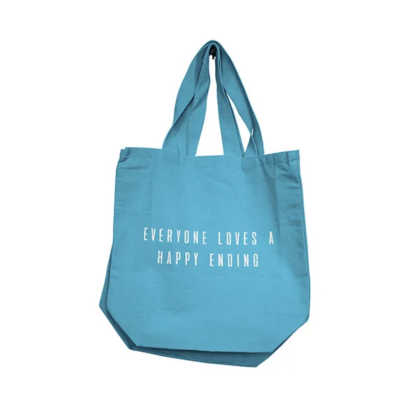 Nobu Everyone Loves A Happy Ending Reusable Tote - Blue