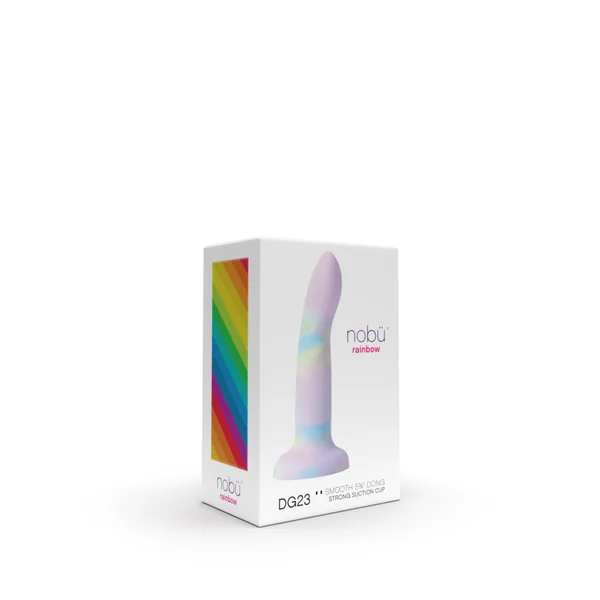 Nobü Rainbow – DG23 Small Dildo with Suction Cup – Lilac Tie-Dye