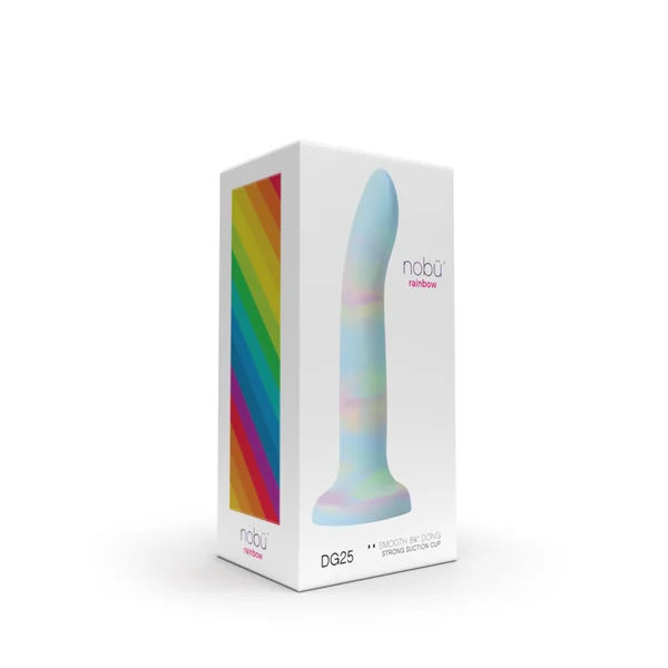 Nobü Rainbow – DG25 Large Dildo with Suction Cup – Blue Tie-Dye