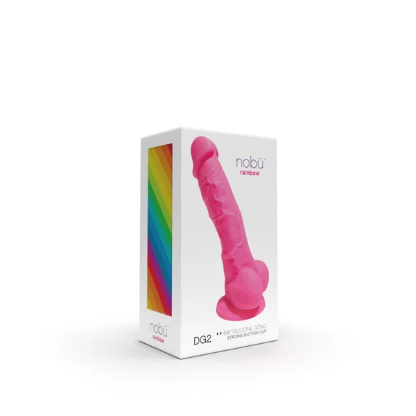 Nobü Rainbow – DG2 Dildo with Suction Cup – Pink