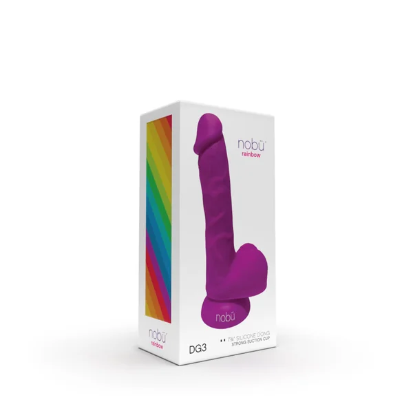 Nobü Rainbow – DG3 Dildo with Suction Cup – Purple