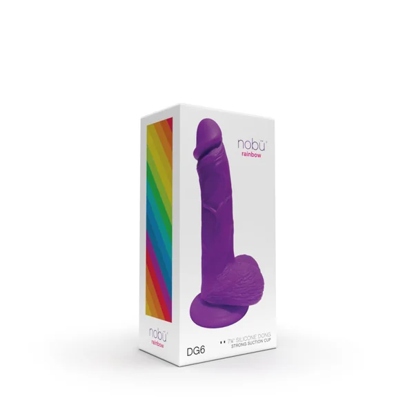 Nobü Rainbow – DG6 Dildo with Suction Cup – Purple