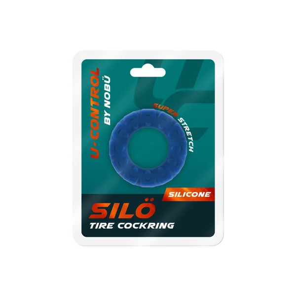Nobü U-Control – Silö Tire Cockring – Blue