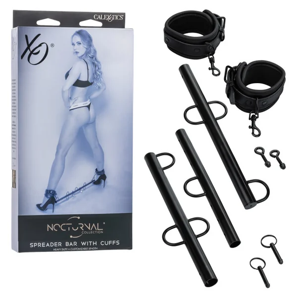 NOCTURNAL COLLECTION SPREADER BAR W/CUFFS