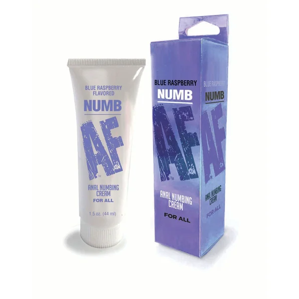 NUMB AF DESENSITIZING ANAL GEL BLUE RASPBERRY 1.5 OZ