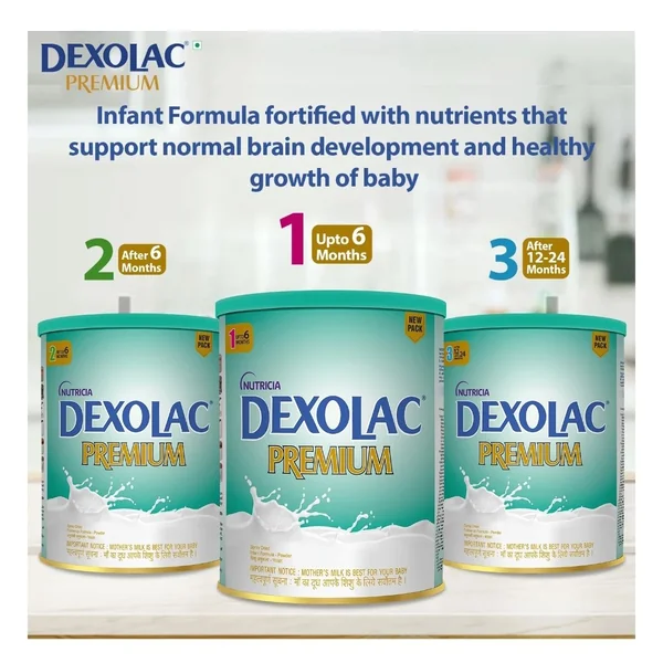 NUTRICIA DEXOLAC PREMIUM INFANT FORMULA MILK POWDER TIN (400g)