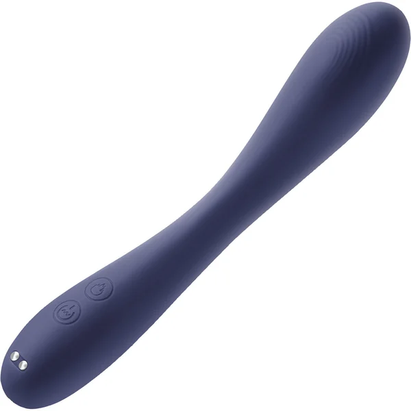 Obsessions Rhett Rechargeable Waterproof Silicone Warming G-Spot Vibrator - Navy