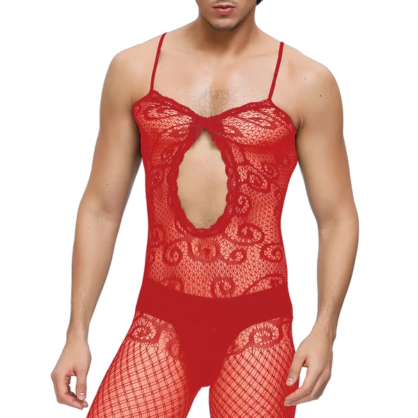 Oh Yeah Front Cutout Crotchless Bodystocking