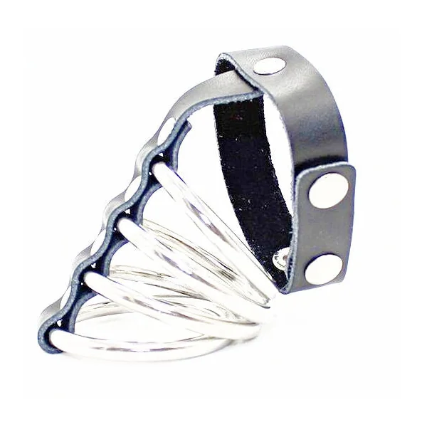 OHMAMA FETISH - PENIS SHEATH WITH METAL RINGS