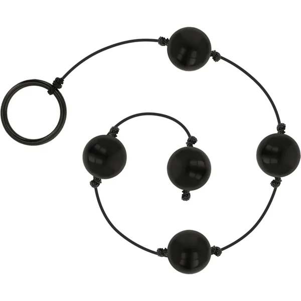 Ohmama mini black chinese anal or vaginal balls sex toy nope and ring