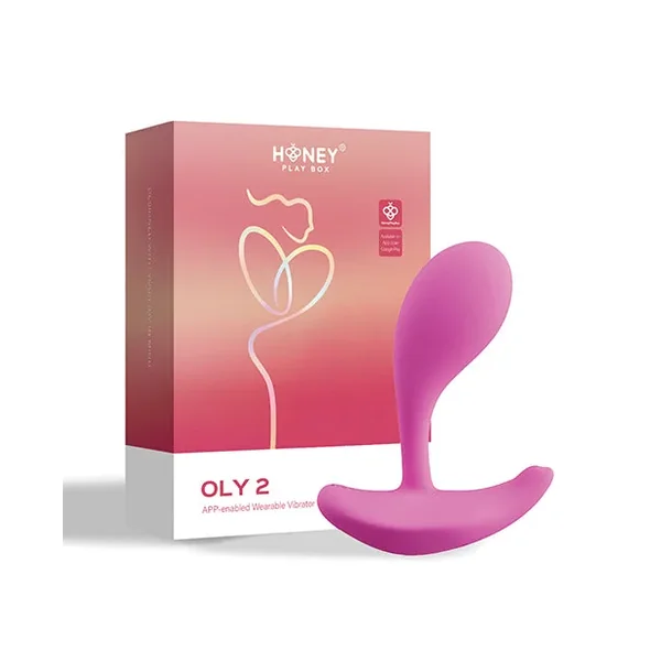 Oly 2 Wearable Clit & G Spot Vibrator – Pink