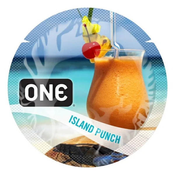 ONE Island Punch Flavored Condoms π