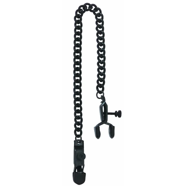 OPEN WIDE BLACKLINE CLAMP W/ LINK CHAIN