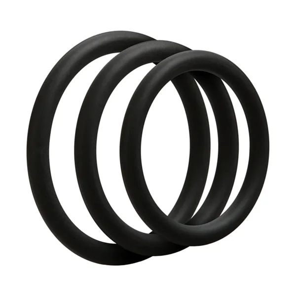 Optimale 3 C Ring Set - Thin - Black