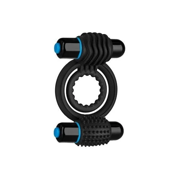 Optimale Vibrating Double C Ring - Black