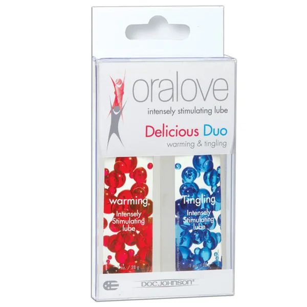 Oralove Delicious Duo Flavored Lube - Warming & Tingling