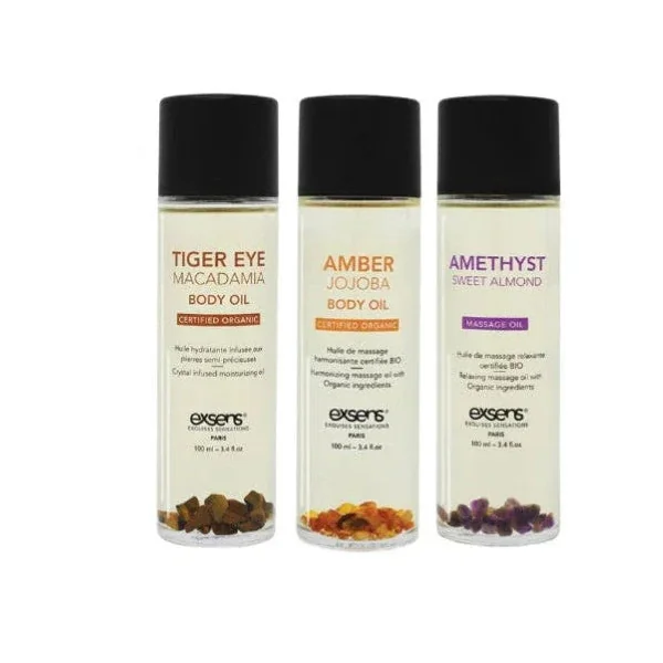 Organic Crystal Body and Massage Oil