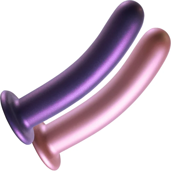 Ouch! 7" Smooth Silicone Suction Cup G-Spot Dildo