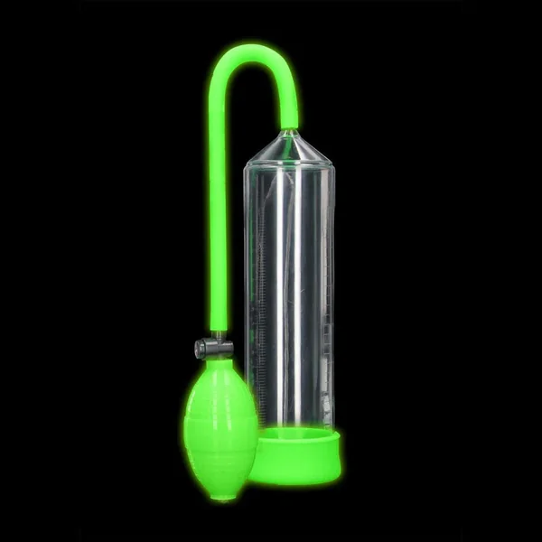 OUCH! Glow In The Dark Classic Penis Pump – Clear/Green Penis Pump