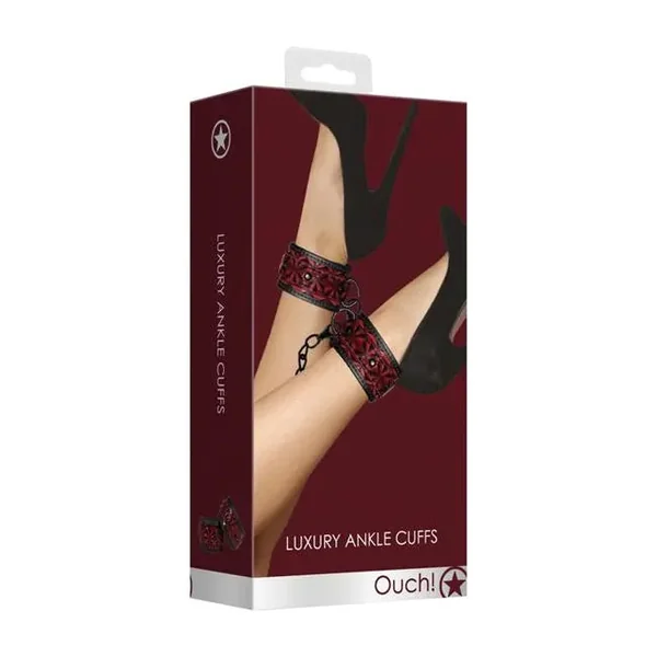 Ouch Luxury Bondage Ankle Cuffs by Shots