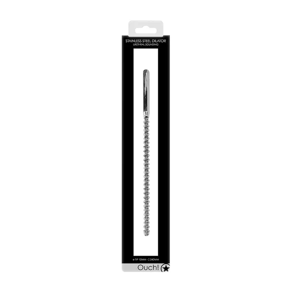 Ouch! Stainless Steel Beaded Dilator 10mm