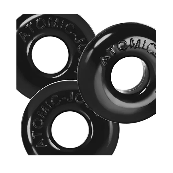 Oxballs Ringer Max 3 Pack Cockrings - Black