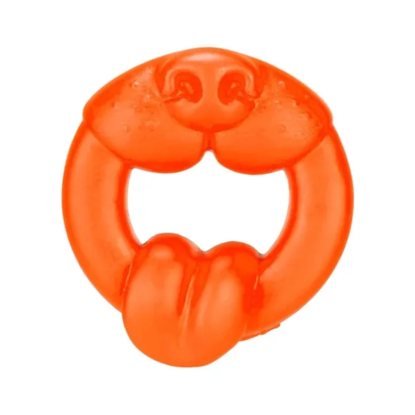 Oxballs Scrappy Puppy Silicone Cockring Orange