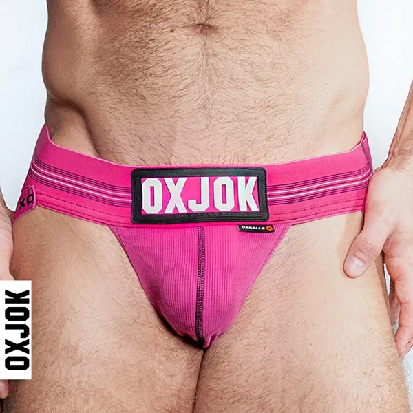 Oxballs Slingjock Upthrust Slider-Strap Jock PINK SKY XX-LARGE