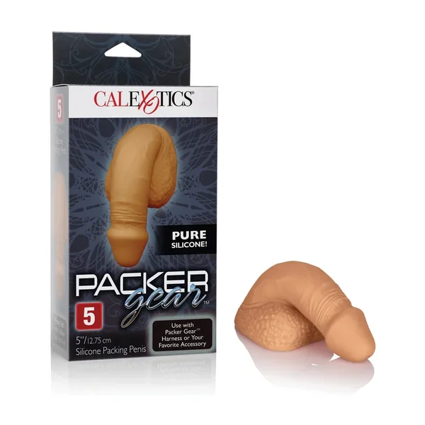 Packer Gear 5″ Silicone Packing Penis – Tan