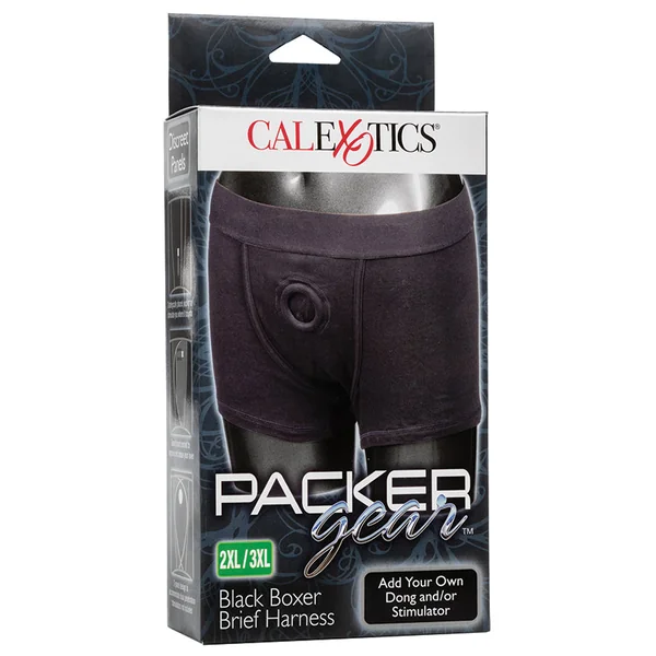 Packer Gear Boxer Brief Harness - Black 2XL/3XL