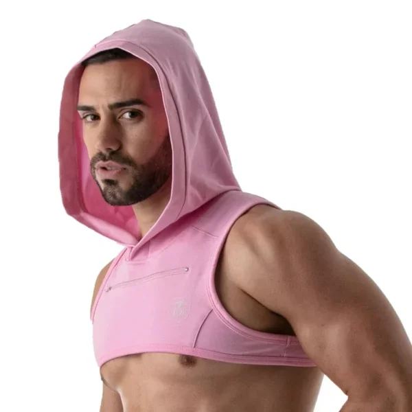 PARIS HOODIE HARNESS PINK – Size : S