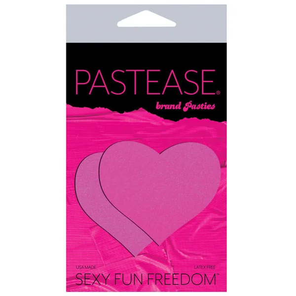 Pastease Basic Heart Black Light Reactive - Neon O/s