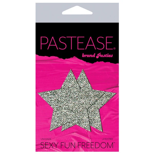 Pastease Glitter Star - Silver O-s