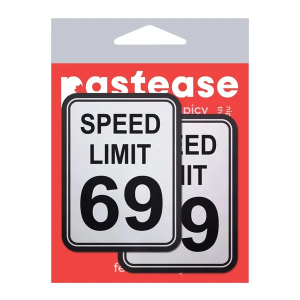 Pastease Premium Speed Limit 69 – White/Black O/S