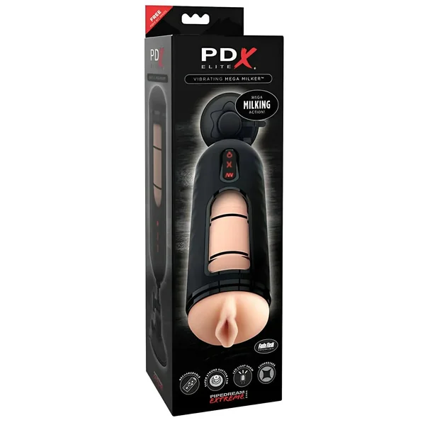 Pdx Elite Vibrating Mega Milker Stroker