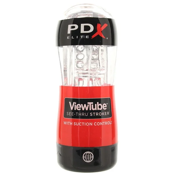 PDX Elite ViewTube Clear Stroker for Men by Pipedream Products