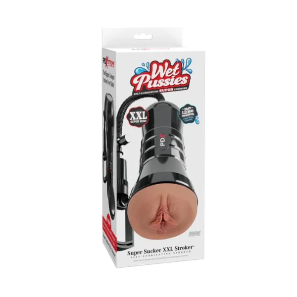 PDX EXTREME SUPER SUCKER XXL STROKER BROWN