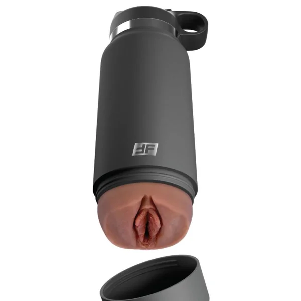 PDX PLUS FUCK FLASK SECRET DELIGHT DISCREET STROKER GREY BOTTLE BROWN