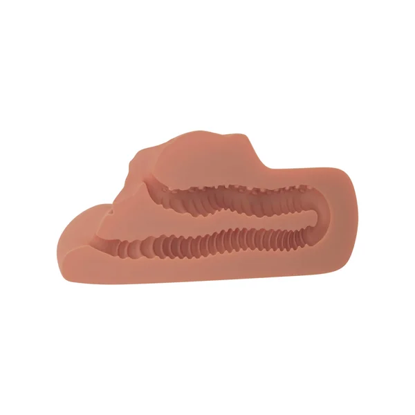 PDX PLUS PERFECT PUSSY DOUBLE STROKER TAN