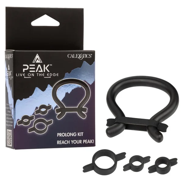 Peak Prolong Cock Ring Kit by Cal Exotics