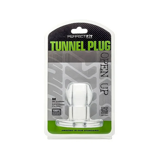 PERFECT FIT BRAND - ASS TUNNEL PLUG SILICONE CLEAR M