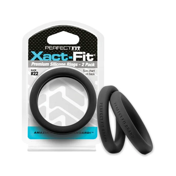 PERFECT FIT XACT-FIT #22 2 PK BLACK