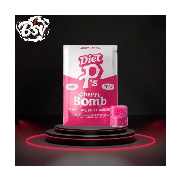 Perfectly Pure Diet P’s THC-P 2ct Gummies 30pk Cherry Bomb