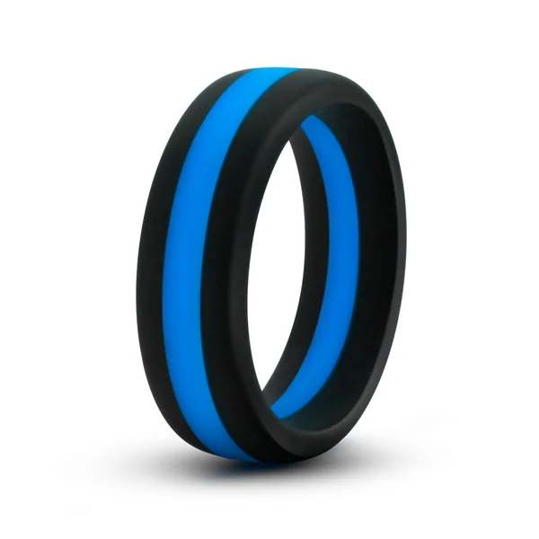 Performance - Silicone Go Pro Cock Ring - Black/blue/black