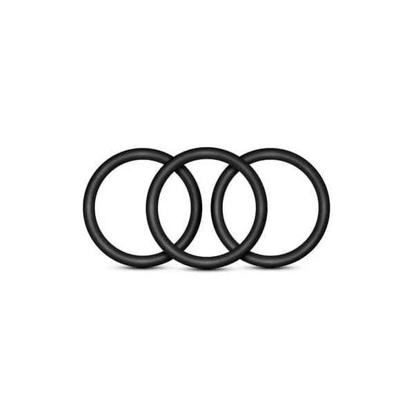 Performance - Vs3 Pure Premium Silicone Cockrings - Large - Black