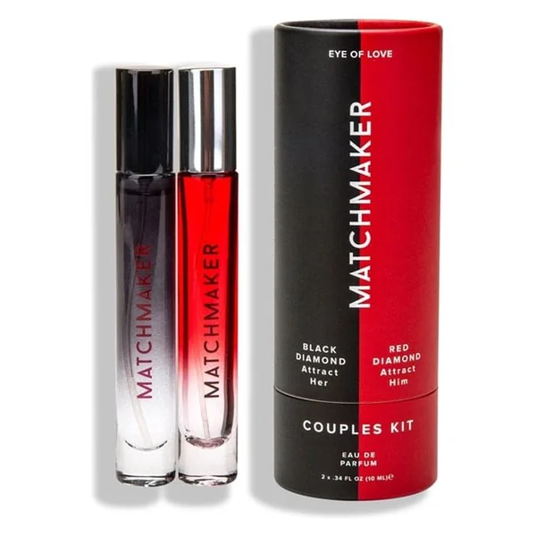 Perfume Pheromones - Eye of Love - Matchmaker Black Diamond Duo Couple Kit