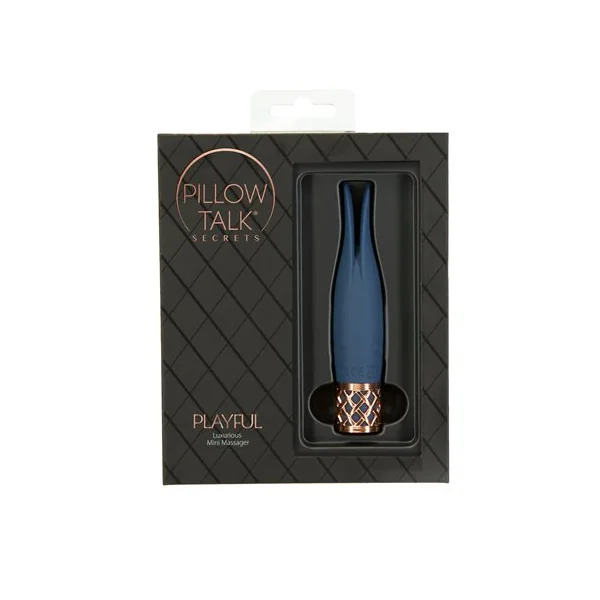 PILLOW TALK SECRETS PLAYFUL MASSAGER NAVY