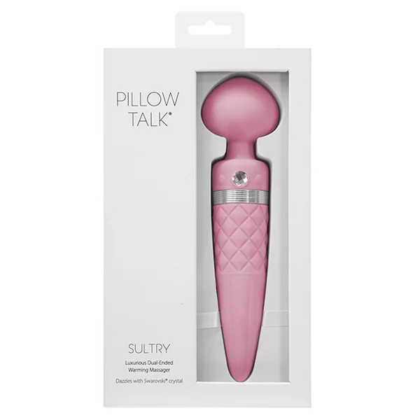 PILLOW TALK SULTRY ROTATING WAND PINK