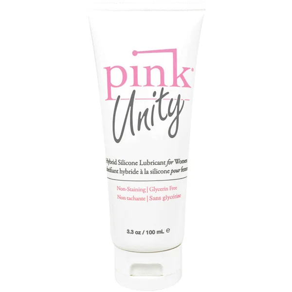 Pink Unity Hybrid Silicone Based Lubricant - 3.3 Oz Tube